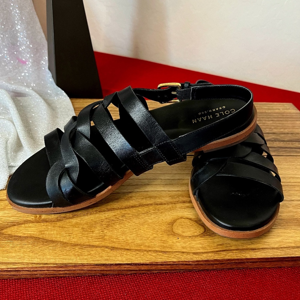 Cole Haan Fiona Grand flat sandals size 8
